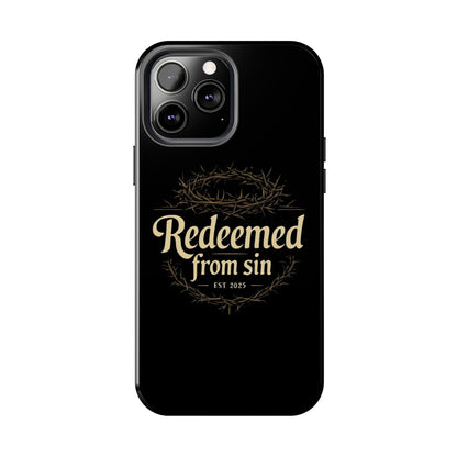 Redeemed From Sin black phone cases 15/14/13/12/11