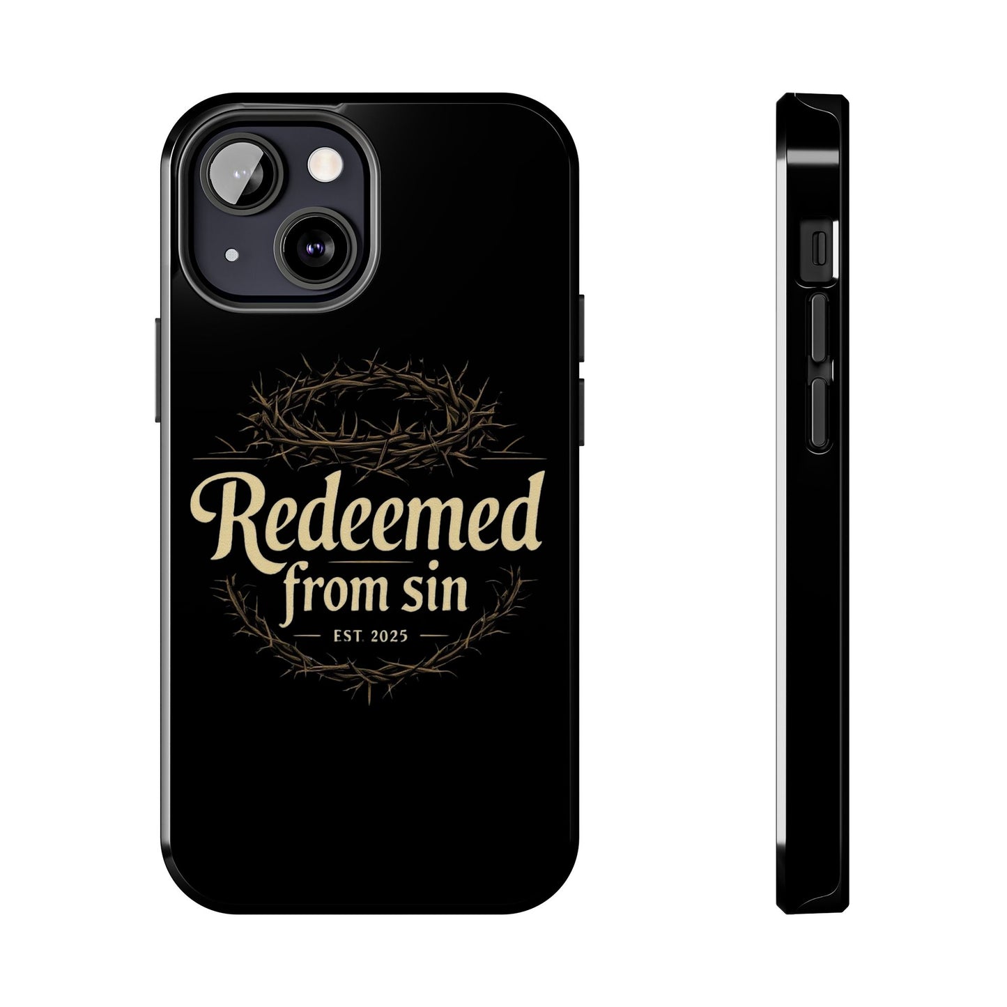 Redeemed From Sin black phone cases 15/14/13/12/11