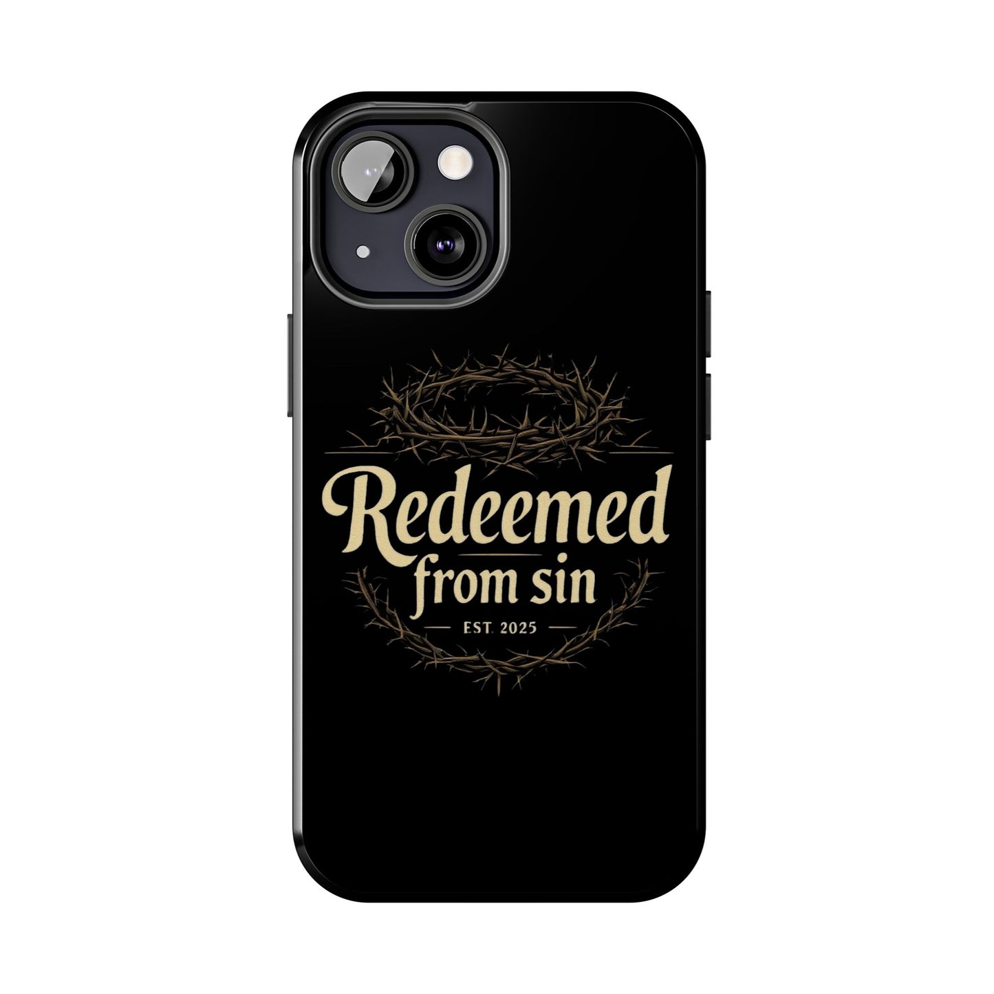 Redeemed From Sin black phone cases 15/14/13/12/11