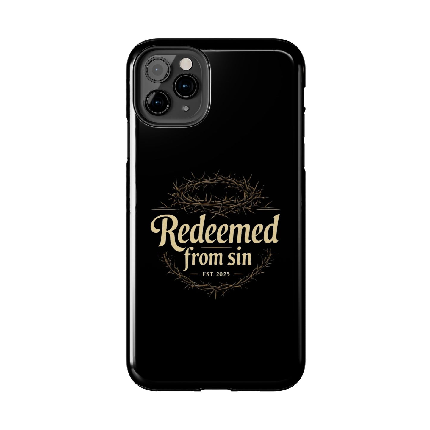 Redeemed From Sin black phone cases 15/14/13/12/11