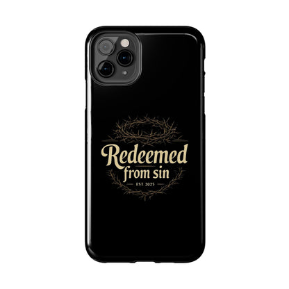 Redeemed From Sin black phone cases 15/14/13/12/11